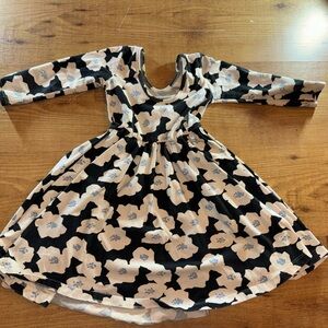 Alice & Ames Black Glower Dress